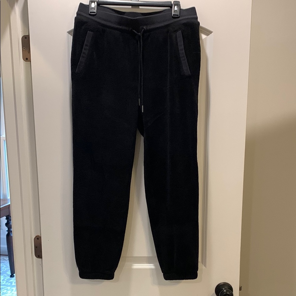 Athleta Cozy Black Jogger Pants medium